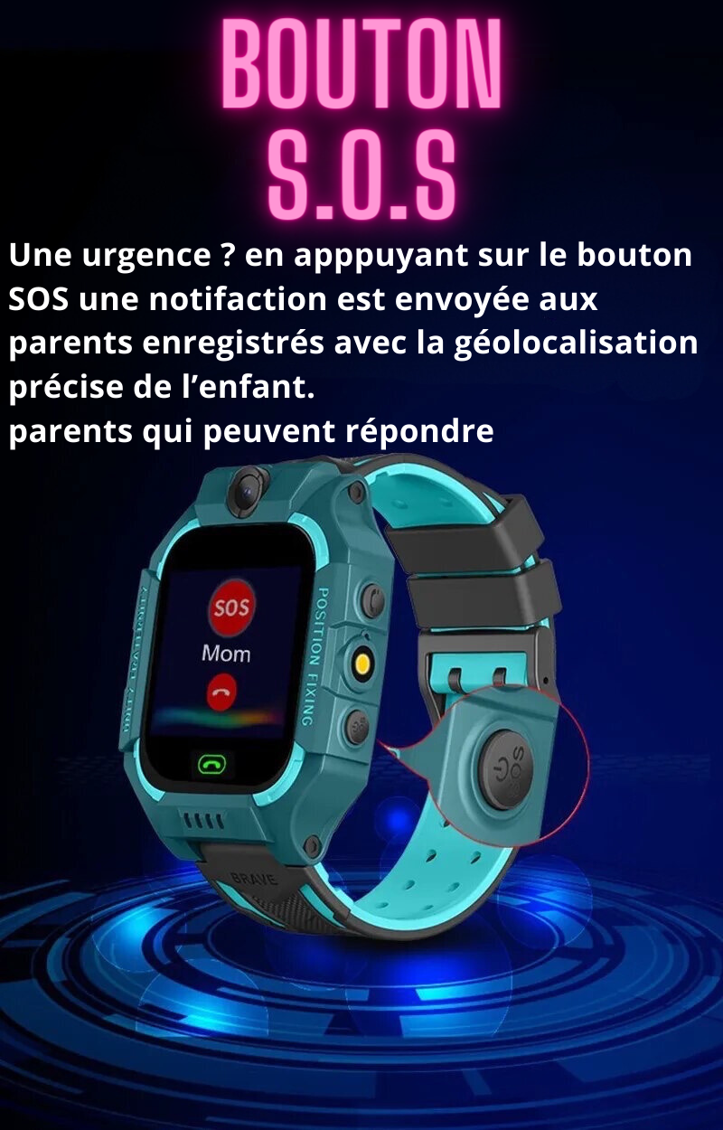 MFT® 4G| Montre Gps / Tél pour Enfant